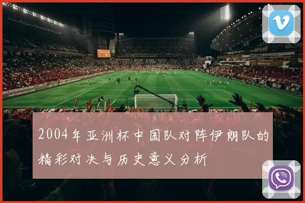 2004年亚洲杯中国队对阵伊朗队的精彩对决与历史意义分析