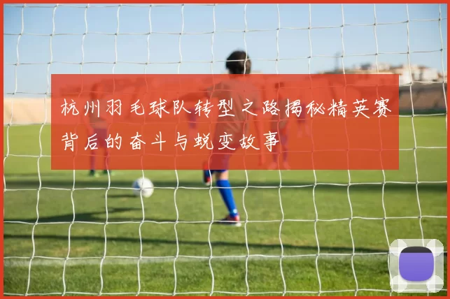 杭州羽毛球队转型之路揭秘精英赛背后的奋斗与蜕变故事